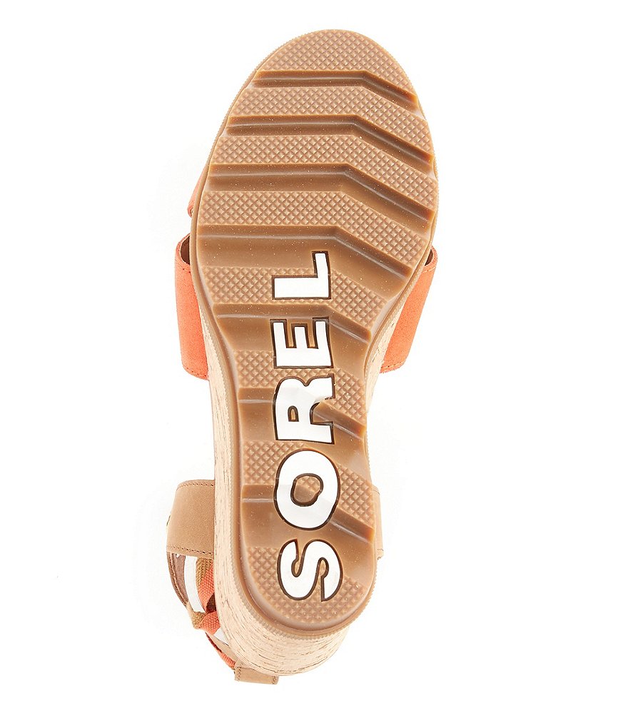 Sorel Joanie II High Ankle Lace Wedge Sandals