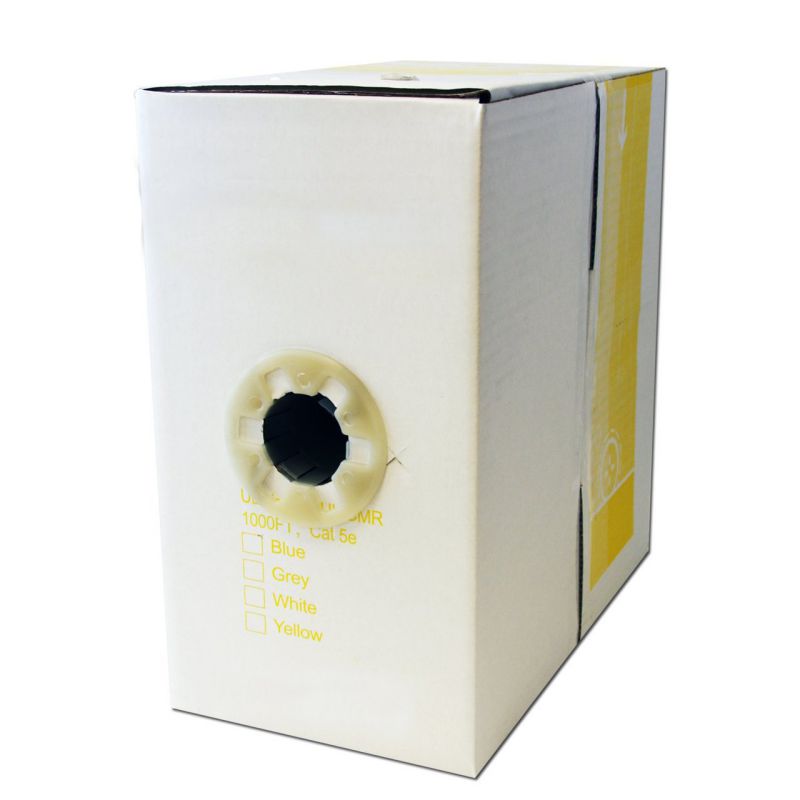 Five Star Cable 1000 ft. ETL Listed Professional CMR Rated CAT5E Network Cable Box Blue