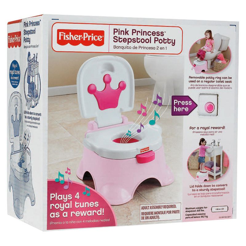 Fisher-Price Stepstool Potty - Pink
