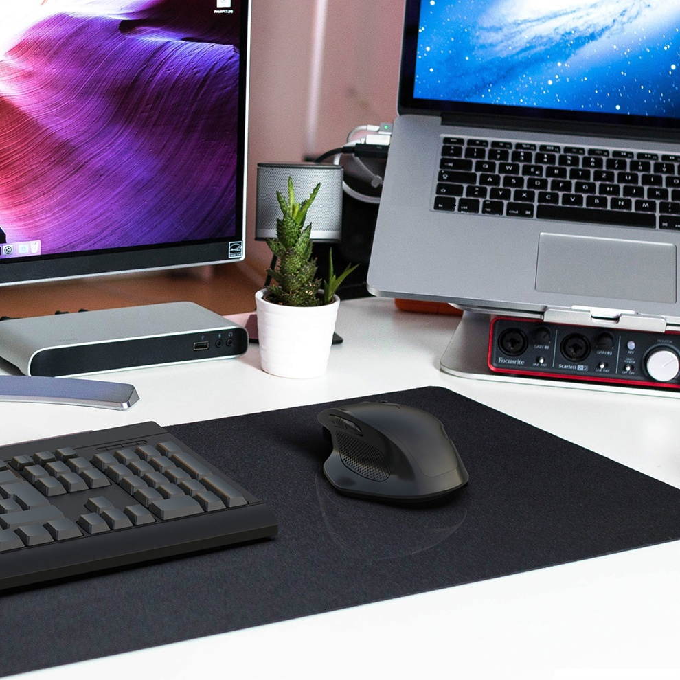 Jelly Comb Rechargeable 2.4G Wireless Gaming Mouse Ergonomic Design 6 Buttons Silent Mouse for Laptop Notebook Desktop Mice