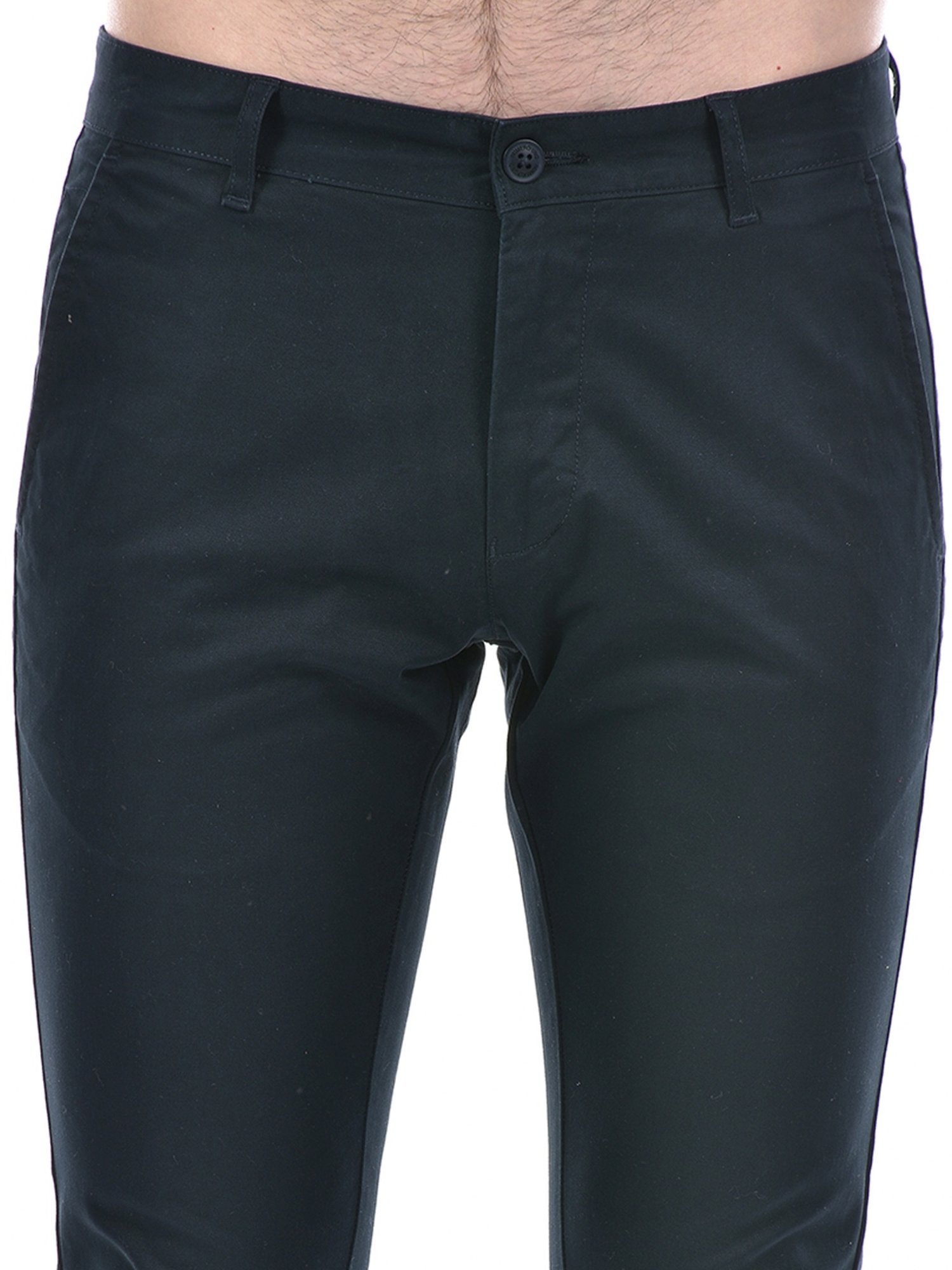 Numero Uno Navy Comfort Fit Trousers