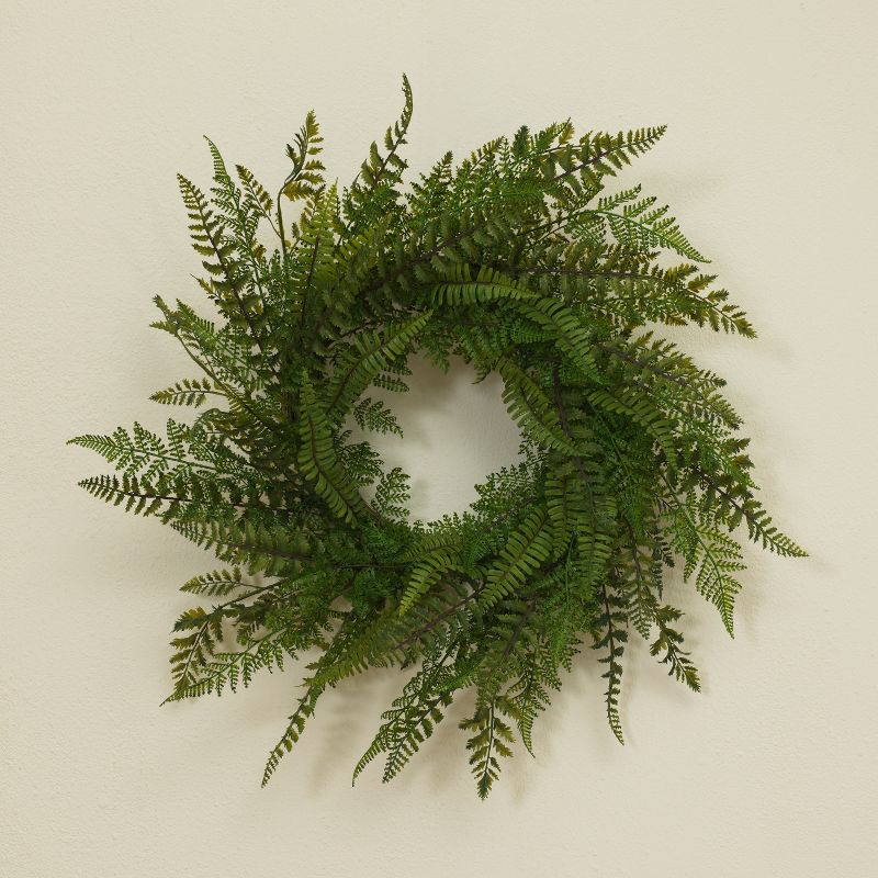 Gerson International 26-Inch Diameter Fern Wreath