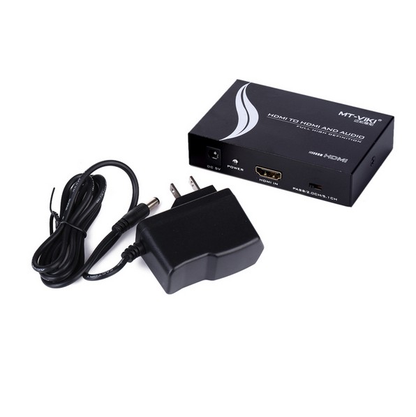 MT-HA12 HDMI Convert to Analog SPDIF Stereo L/R Audio Converter Splitter Decoder HDMI Audio Extractor