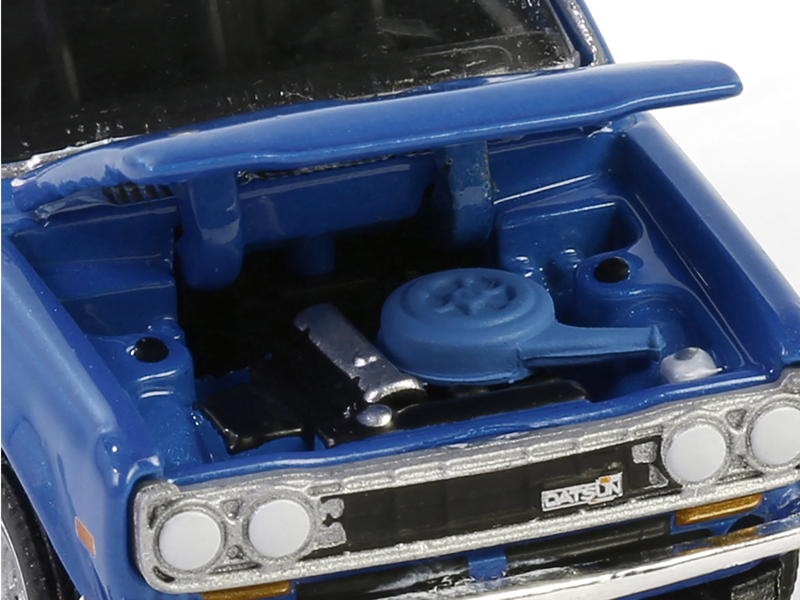 1972 Datsun 240Z Purple with Dark Gray Hood 1/64 Diecast Model Car by Muscle Machines