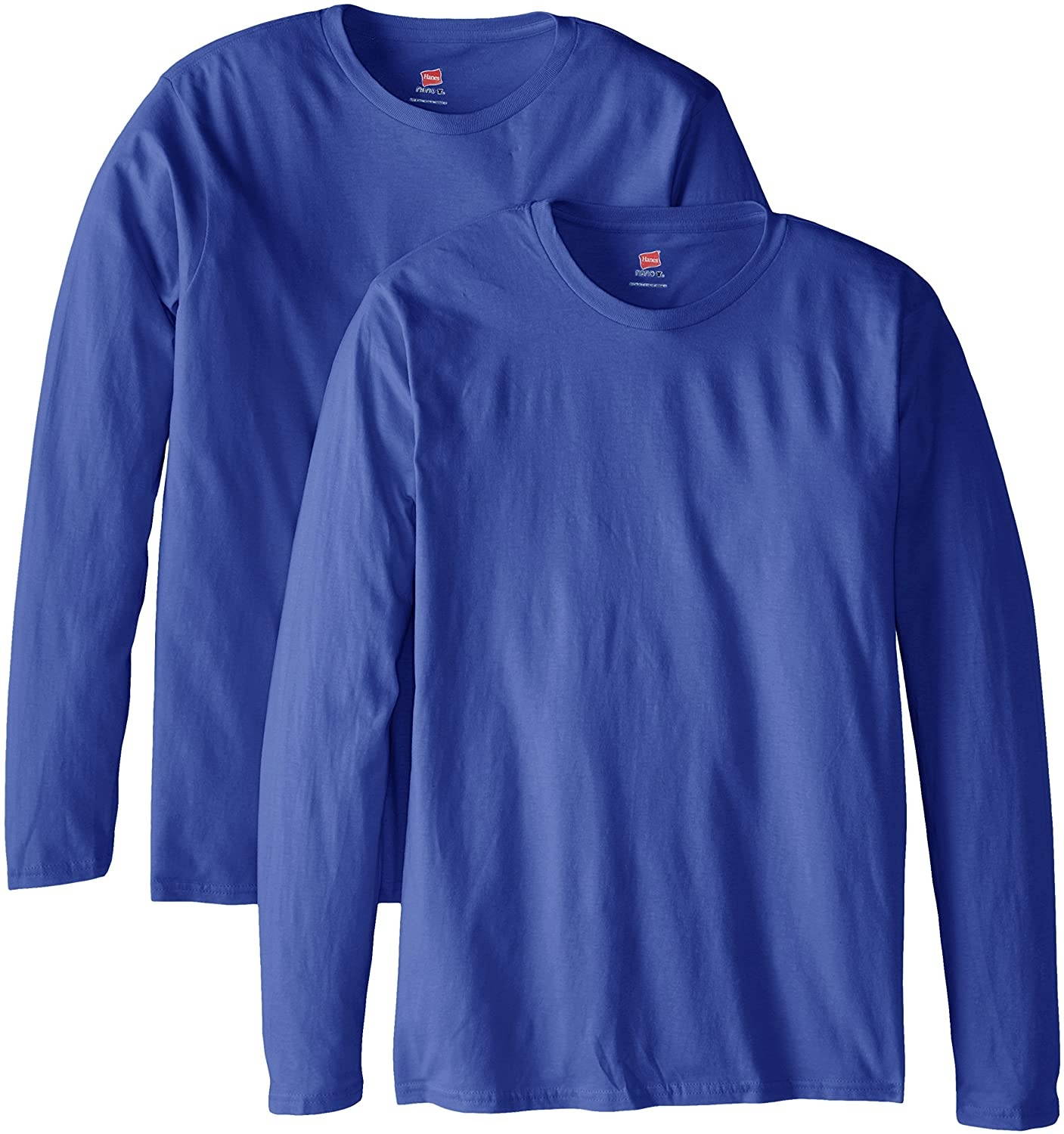 Hanes Men's Long-Sleeve Premium T-Shirt (Pack of 2)