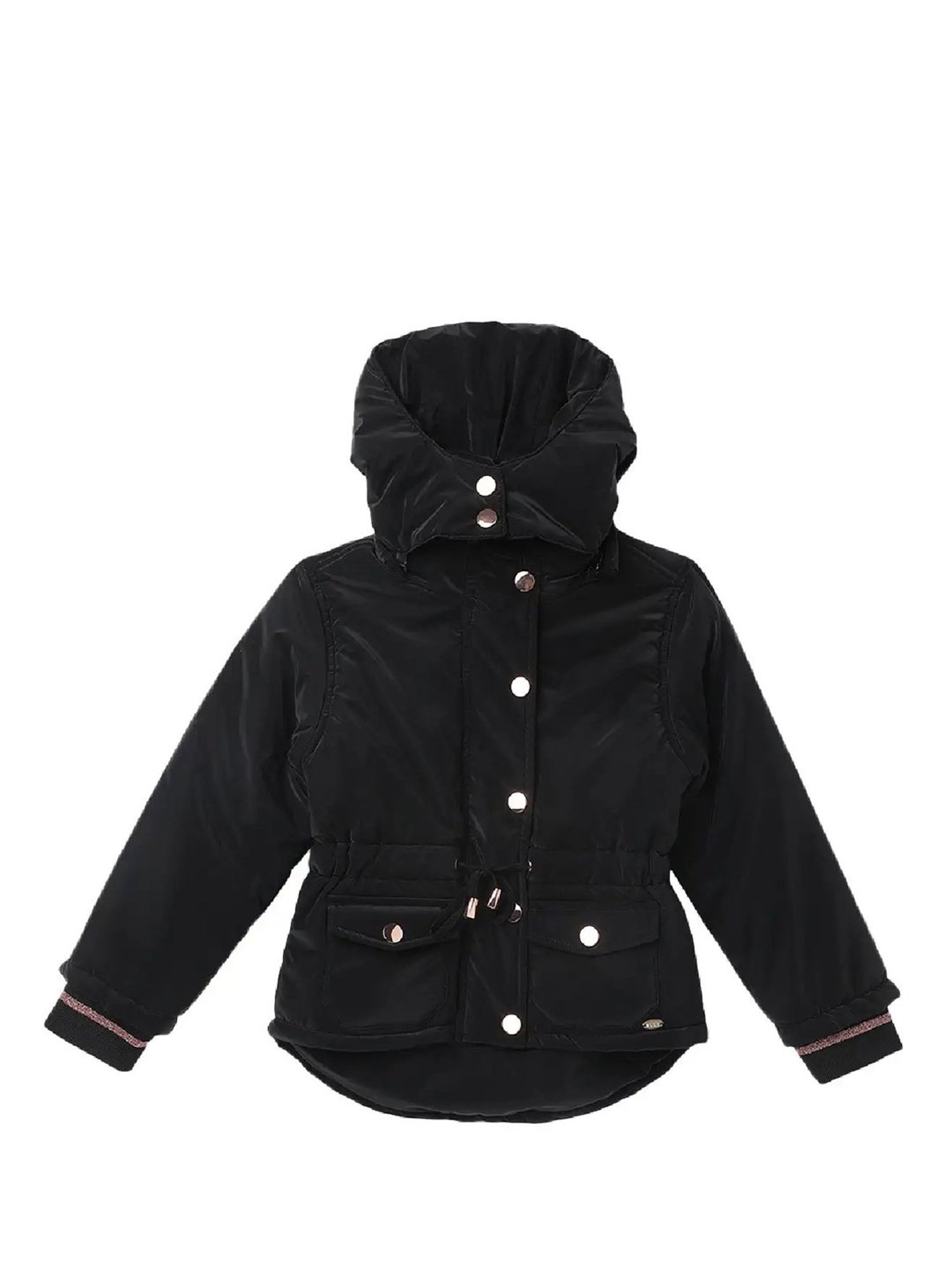 Elle Kids Black Quilted  Jacket