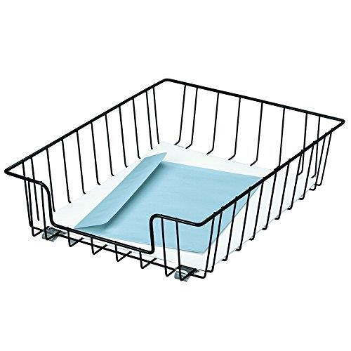 FELLOWES FEL#60112 WO DESKTRAY 3IN DEEP LTR/BLK