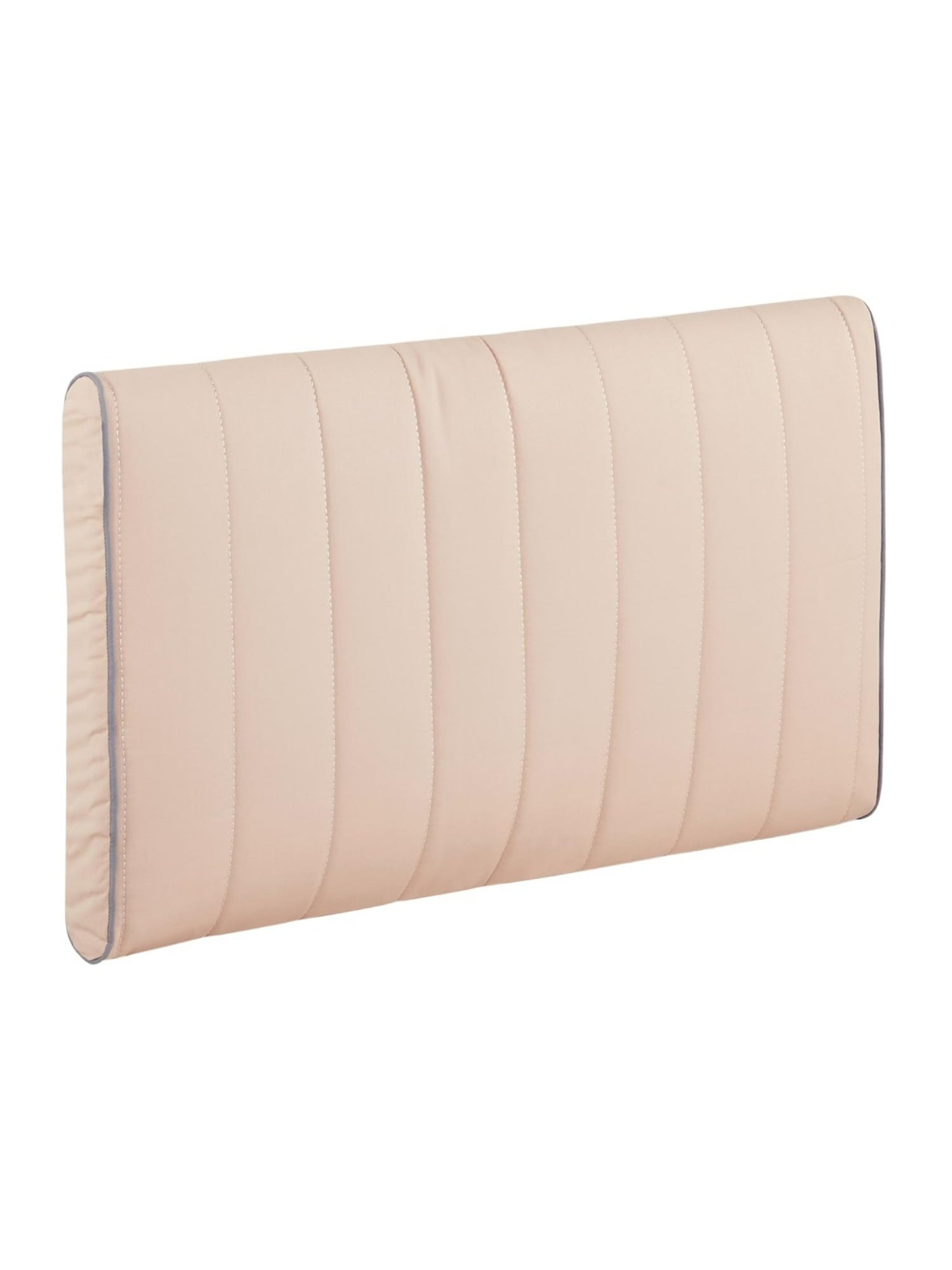 The White Willow Black Orthopaedic Mid Backrest Memory Foam Pillow - Set of 1