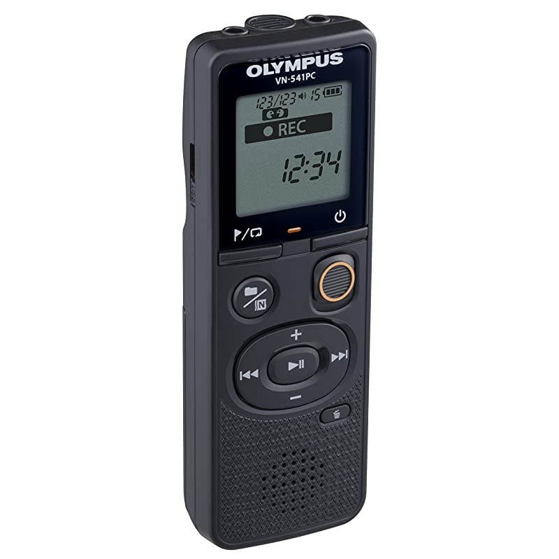 VN541PC Voice Recorder with 4GBM PC Link Onetouch Recording Black ModelVN541PC Black