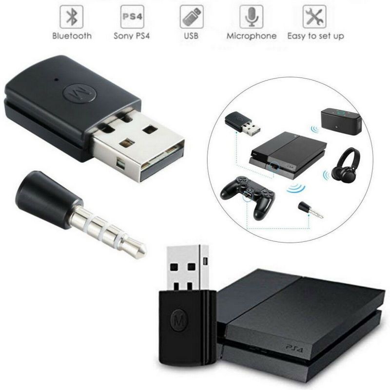Mini Wireless Bluetooth Receiver Dongle USB Adapter For  PS4 Playstation