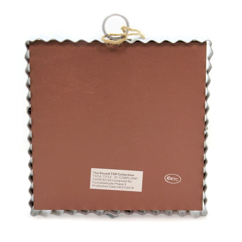 Easter 7.0" Easter Stamp Bunnies Carrots Flowers  -  Wall Sign Panels