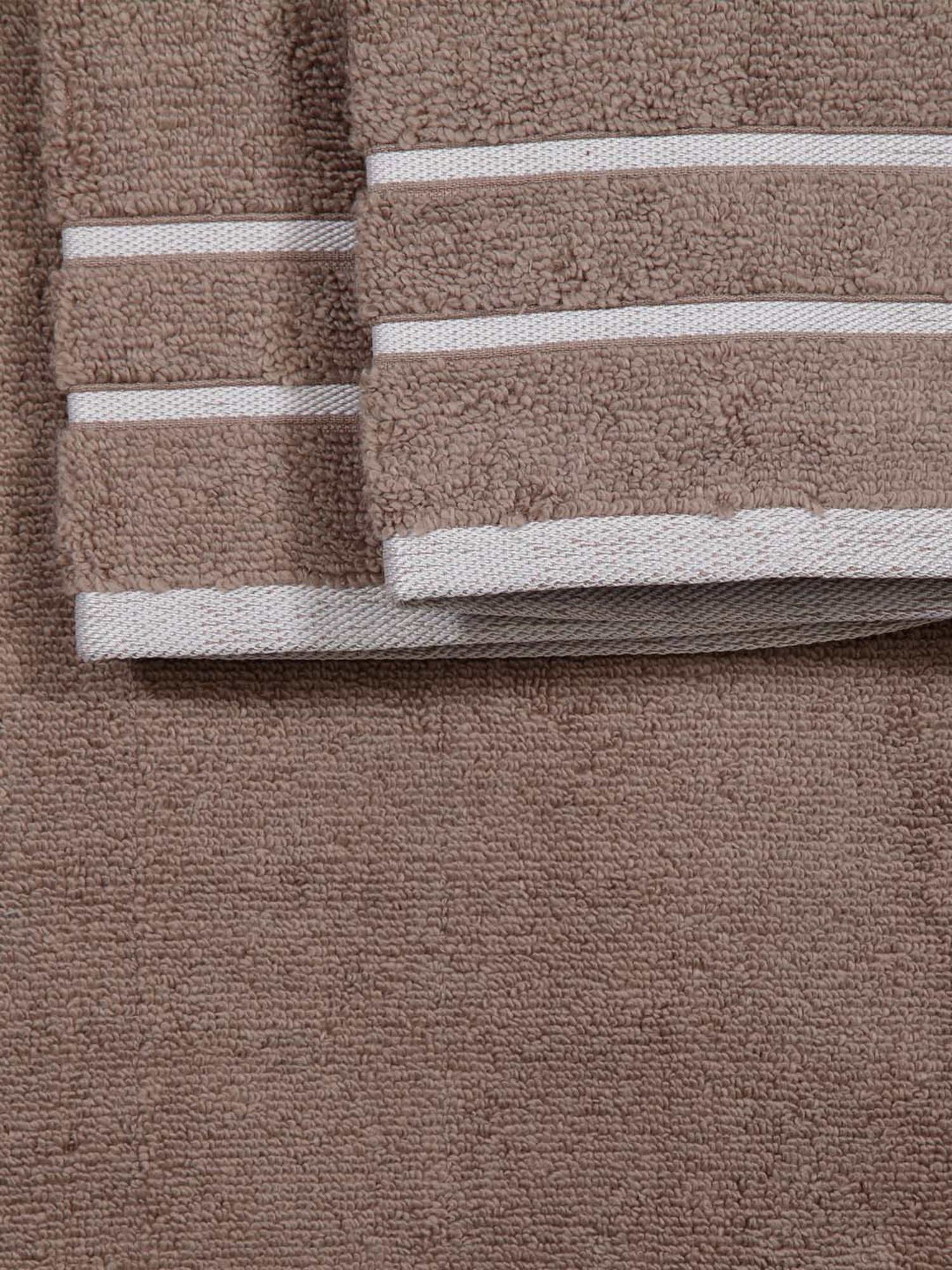 Mark Home 100% Cotton 500 GSM Zero Twist Simply Soft Beige Towel Set