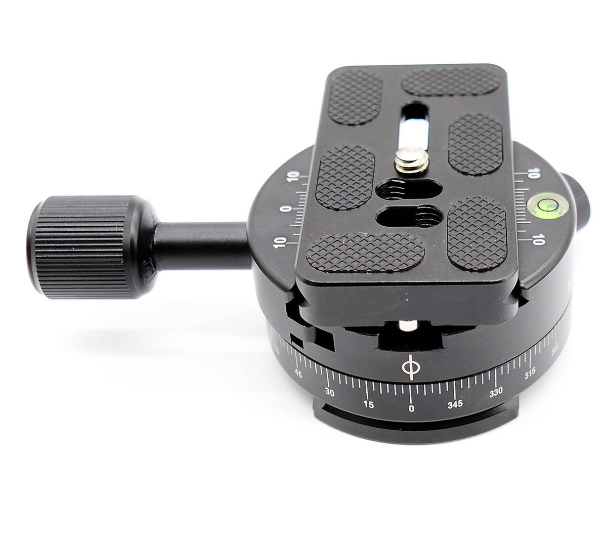 Koolehaoda 360&deg; Panoramic Head Professional Camera Tripod Panoramic Head Holder Universal Quick Release Plate Compatible with RRS/Arca-Swiss (LPC-1 Panoramic Head)