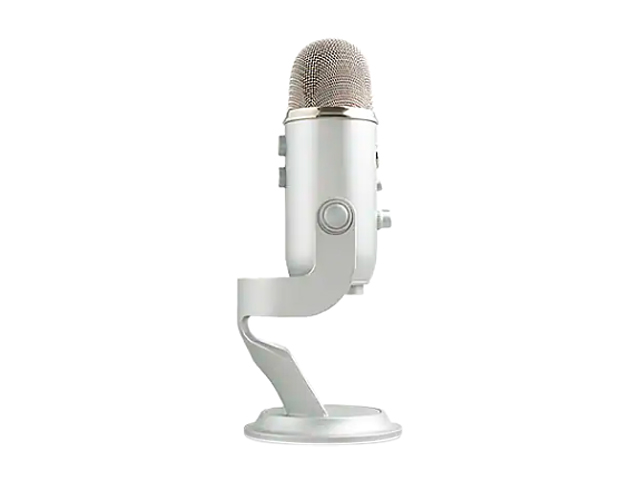 Blue Yeti Professional Multi-Pattern USB Condenser Microphone - Silver