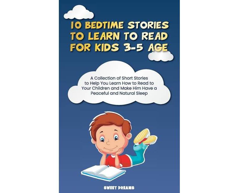 10 Bedtime Stories to Learn to Read for Kids 3-5 age - (Paperback)