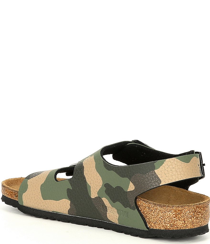 Birkenstock Kids' Milano Birko Flor&reg; Backstrap Camo Sandals (Youth)