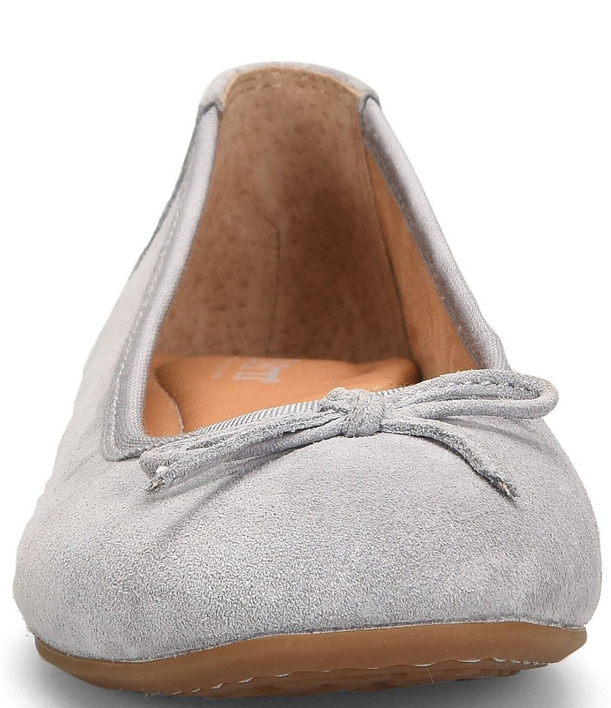 Born Brin Suede Leather Slip-On Flats