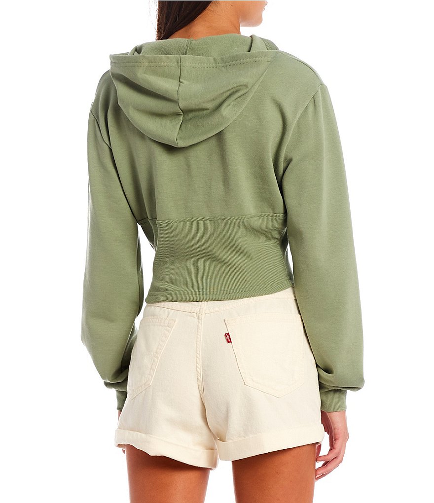 Honey & Sparkle Long Sleeve Corset Hoodie