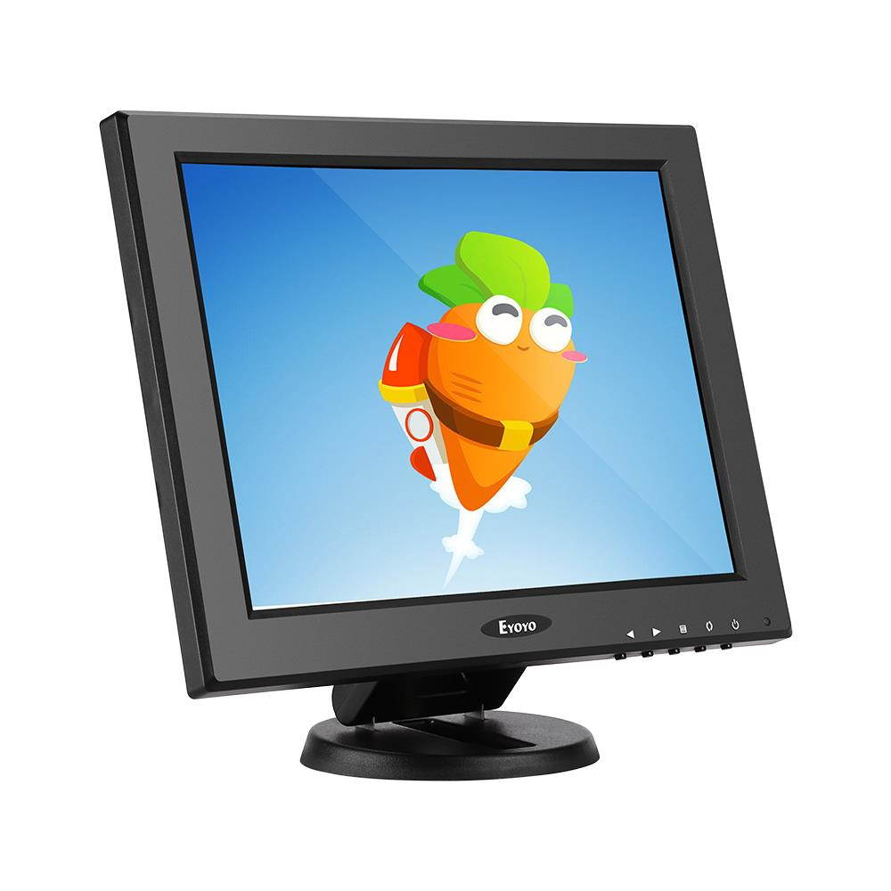 Eyoyo 12 inch 1024x768 TFT LCD HD Monitor HDMI VGA AV BNC For PC CCTV Security