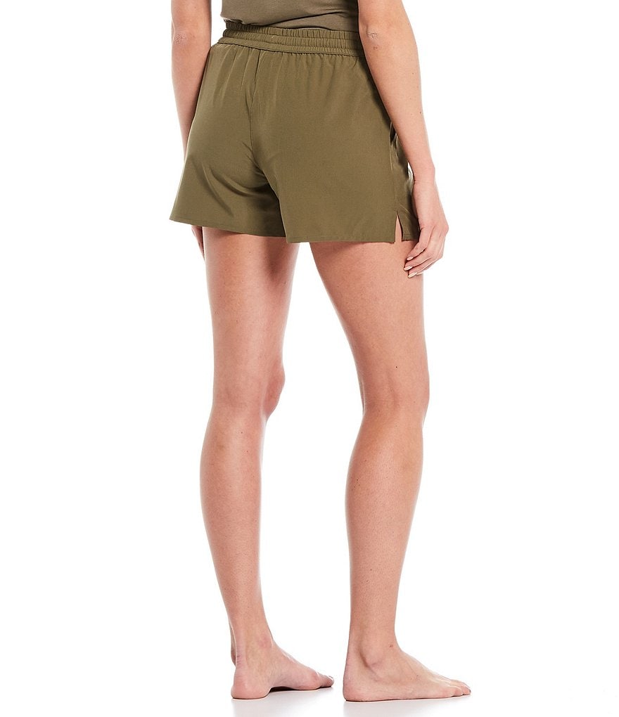 Half Moon by Modern Movement Solid Woven Coordinating Lounge Shorts
