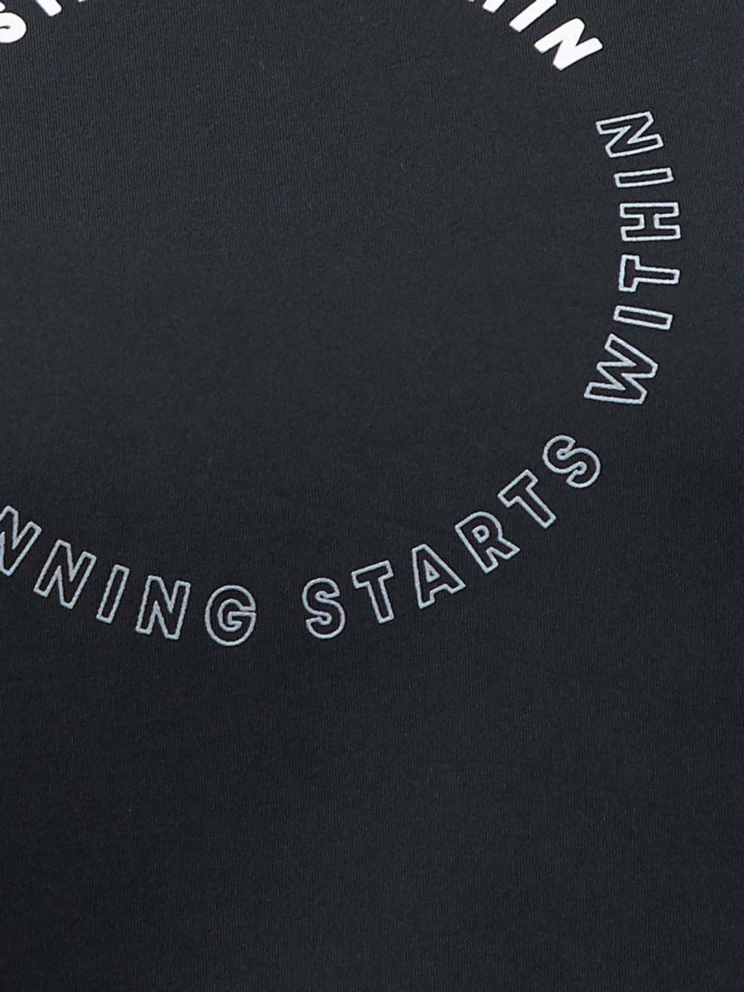 KAPPA Black Printed Sports T-Shirt