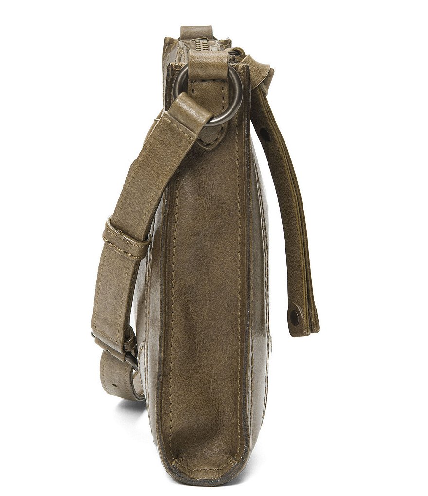 Frye Melissa Zip Leather Crossbody Bag
