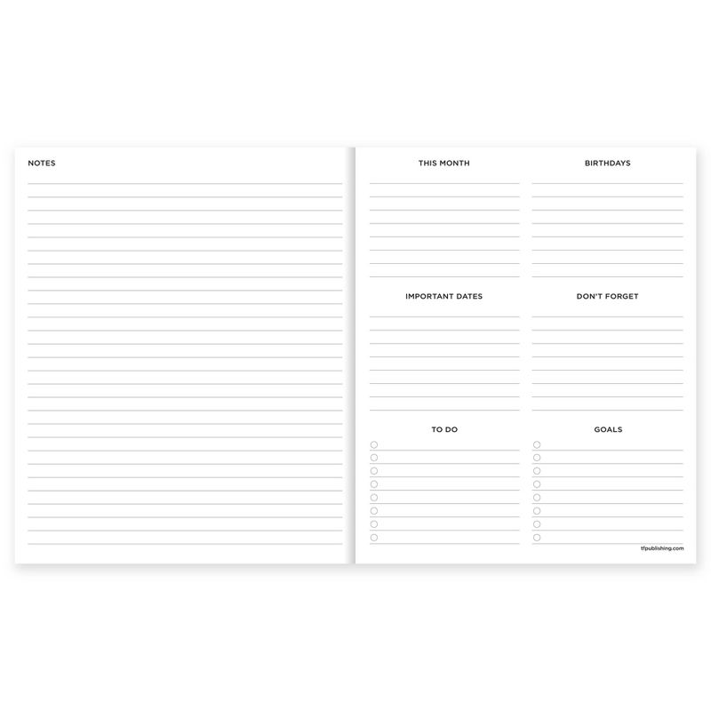 2021-22 Academic Planner 9" x 11" Concrete Monthly - The Time Factory