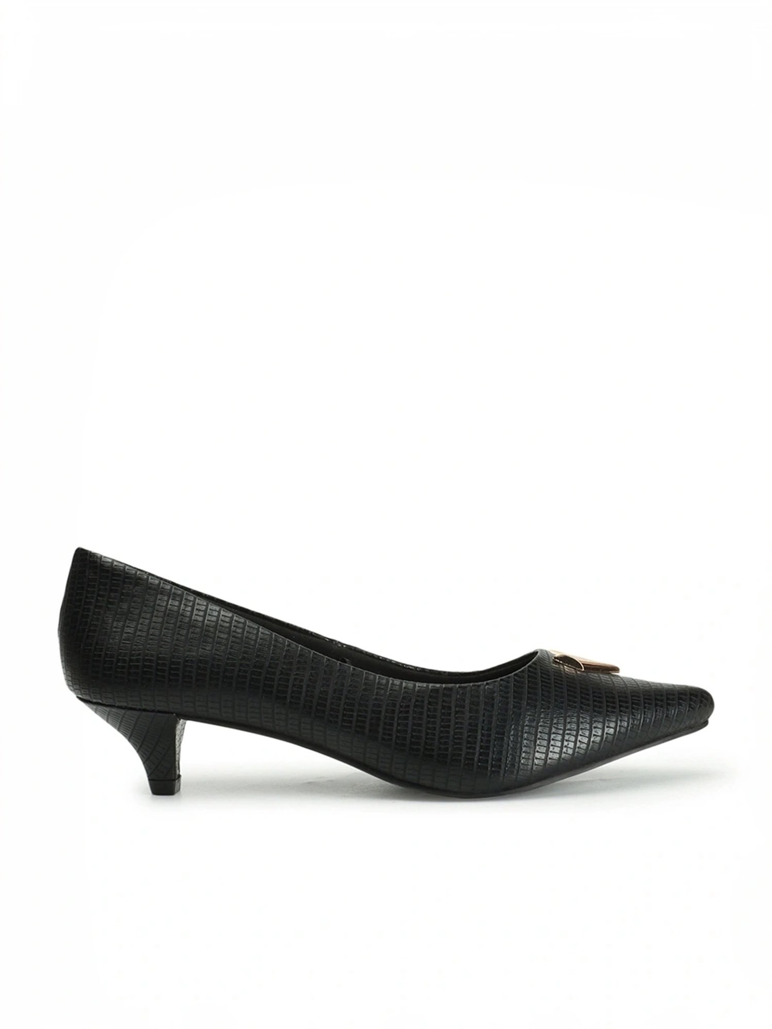 Carlton London Women's Black Casual Pumps
