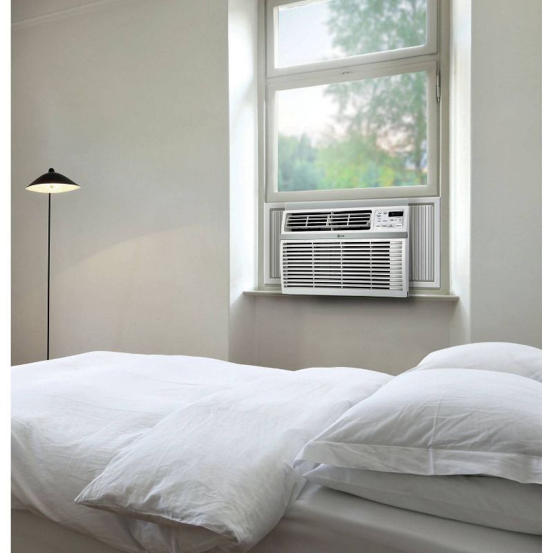 LG Electronics 8,000 BTU 115V Window-Mounted Air Conditioner LW8016ER with Remote Control