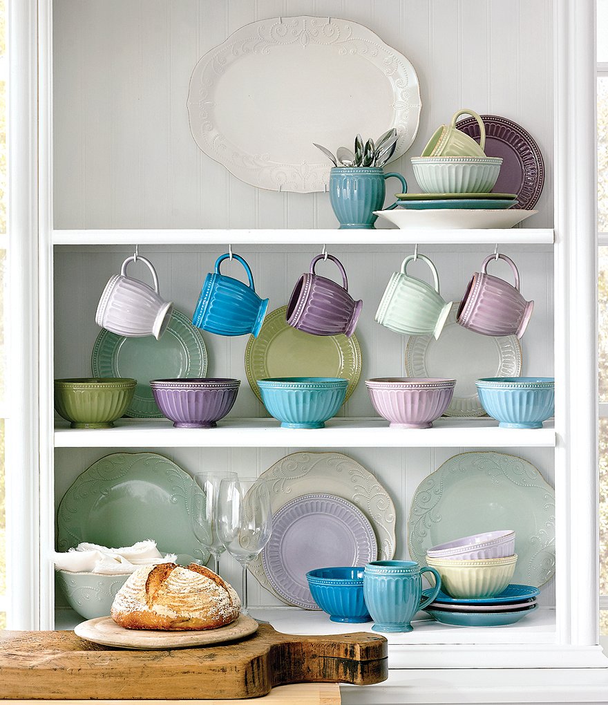 Lenox Opal Innocence Carved Vine Porcelain Saucer