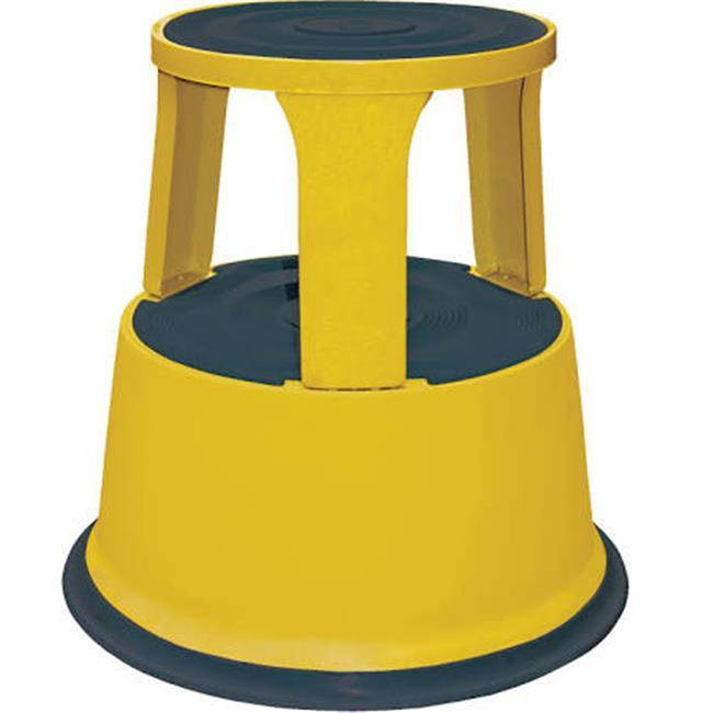 Vestil STEP-17-Y 17 in. Yellow Rolling Step Stool