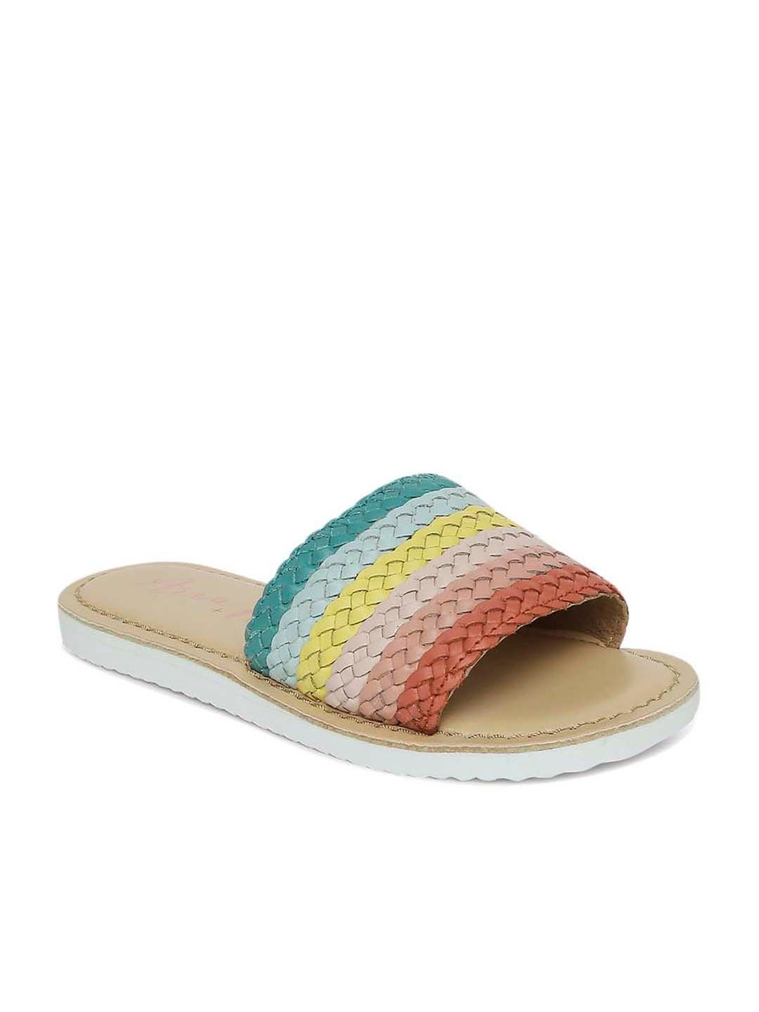 Aria Nica Kids Multicolor Slide Sandals