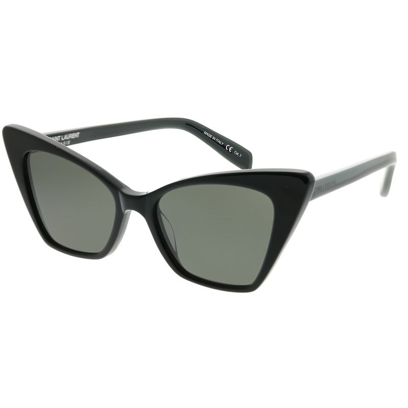 Saint Laurent  001 Womens Cat-Eye Sunglasses Black 51mm