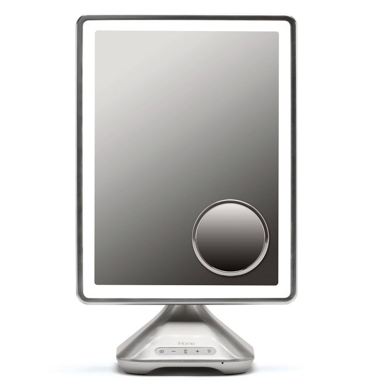 iHome 10" x 13"  Reflect PRO Portable Lighted LED Vanity Makeup Mirror with  Bluetooth Audio