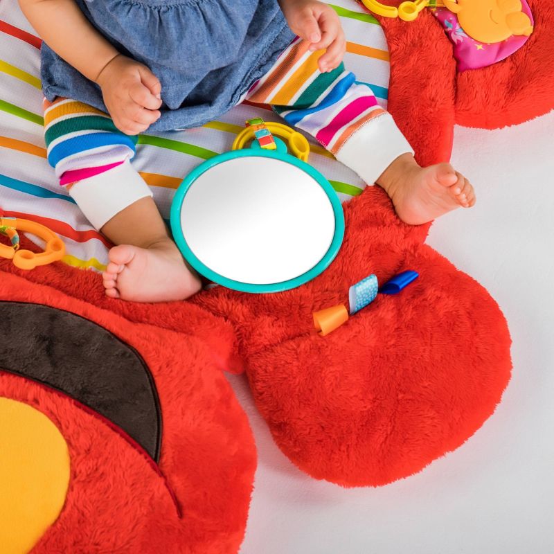 Bright Starts Sesame Street Tummy-Time Elmo Prop Mat