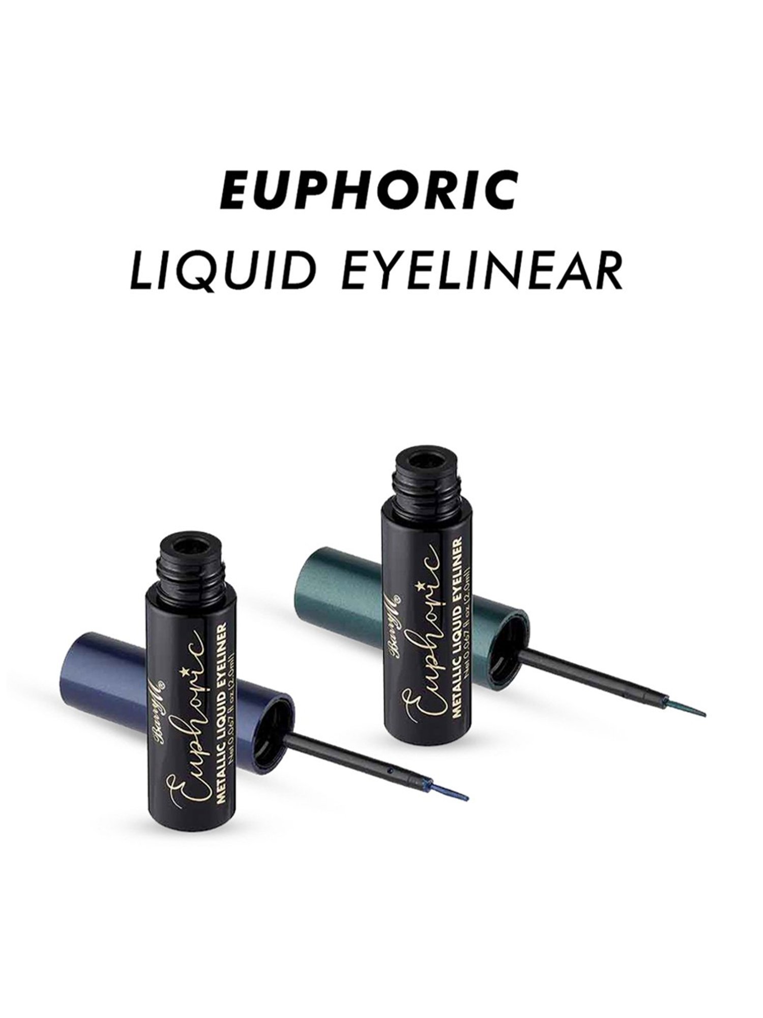 Barry M Euphoric Metallic Liquid Eyeliner Jaded - 2 ml