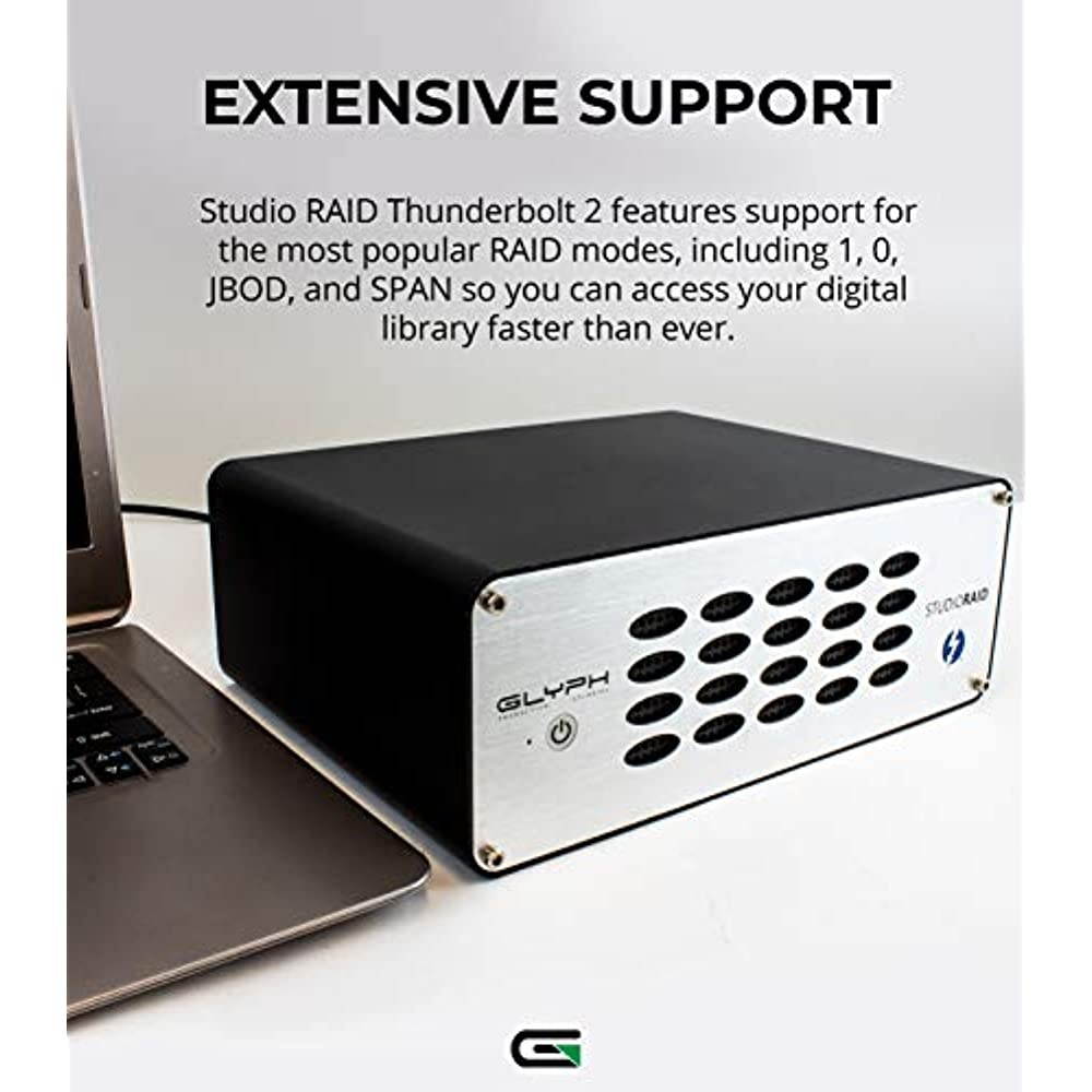 Glyph Studio RAID, 7200RPM, 2x Thunderbolt 2, USB 3