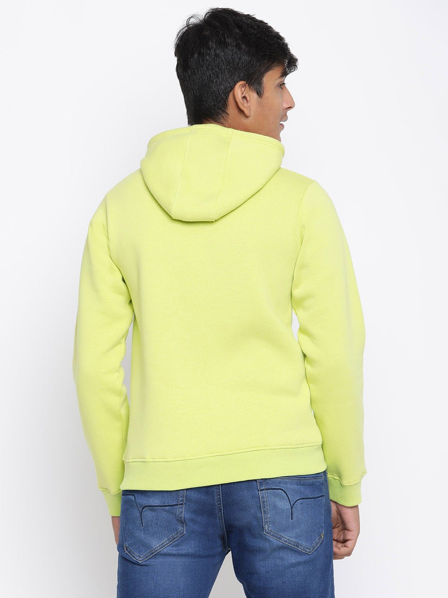 Lil Tomatoes Kids Neon Green Graphic Print Full Sleeves Sweatshirt