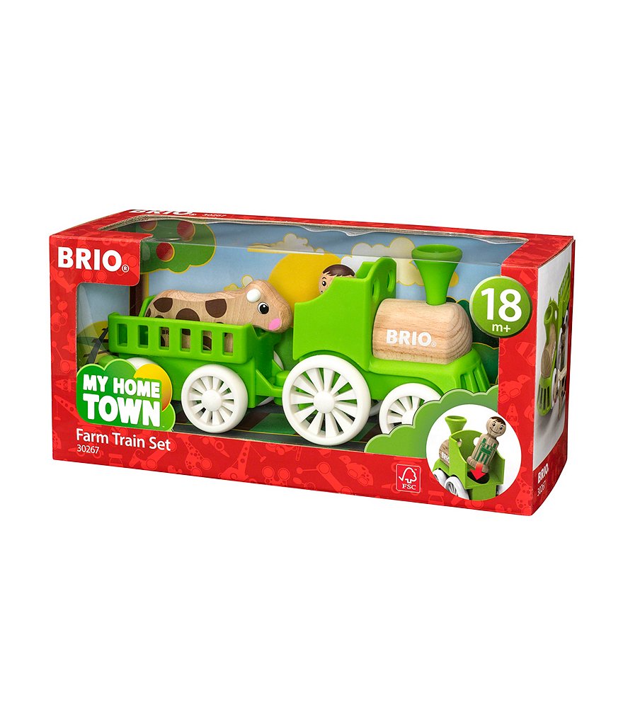 Brio My Home Town Farm Train Set
