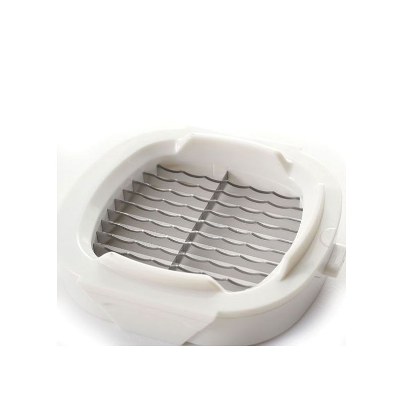 Norpro 838 Compact Big Mouth Food Chopper Slicer Kitchen Gadget with Interchangeable Grids, Cleaning Combs, and Storage Lid,  6 Cup/48 Ounce Capacity