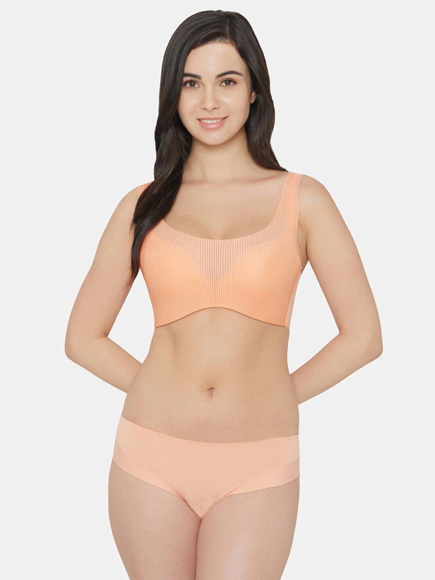 Wacoal Orange Self Pattern Everyday Bra