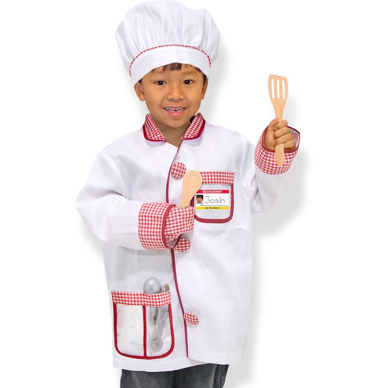 Melissa & Doug Chef Role Play Costume Dress -Up Set With Realistic Accessories
