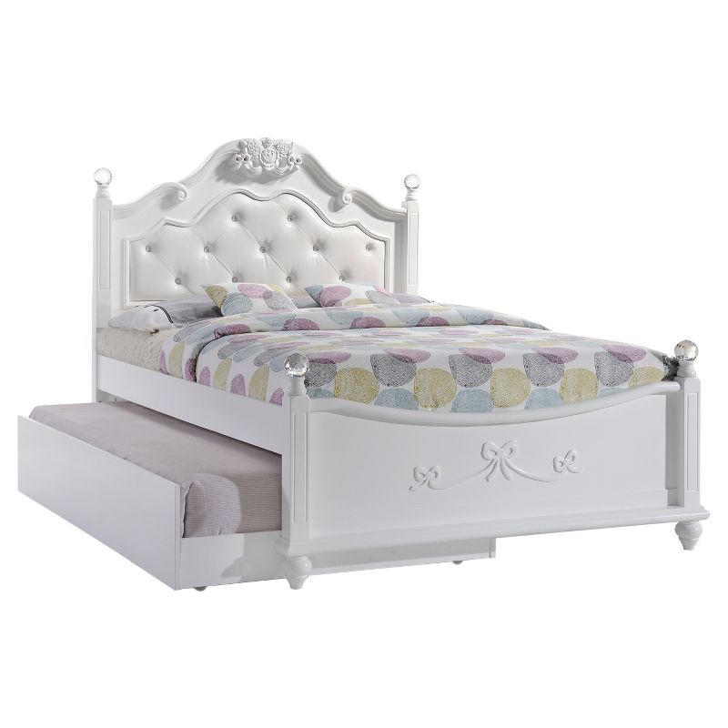Annie Bed with Trundle - Full - White - Picket House Furnishings