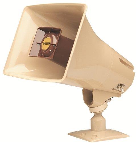 ONE-WAY, 5 WATT AMPLIFIED HORN, BEIGE