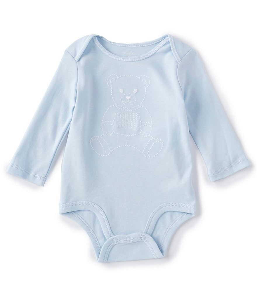 Aden + Anais Baby Boys 6-9 Months Long-Sleeve Blue Moon Footed Coverall