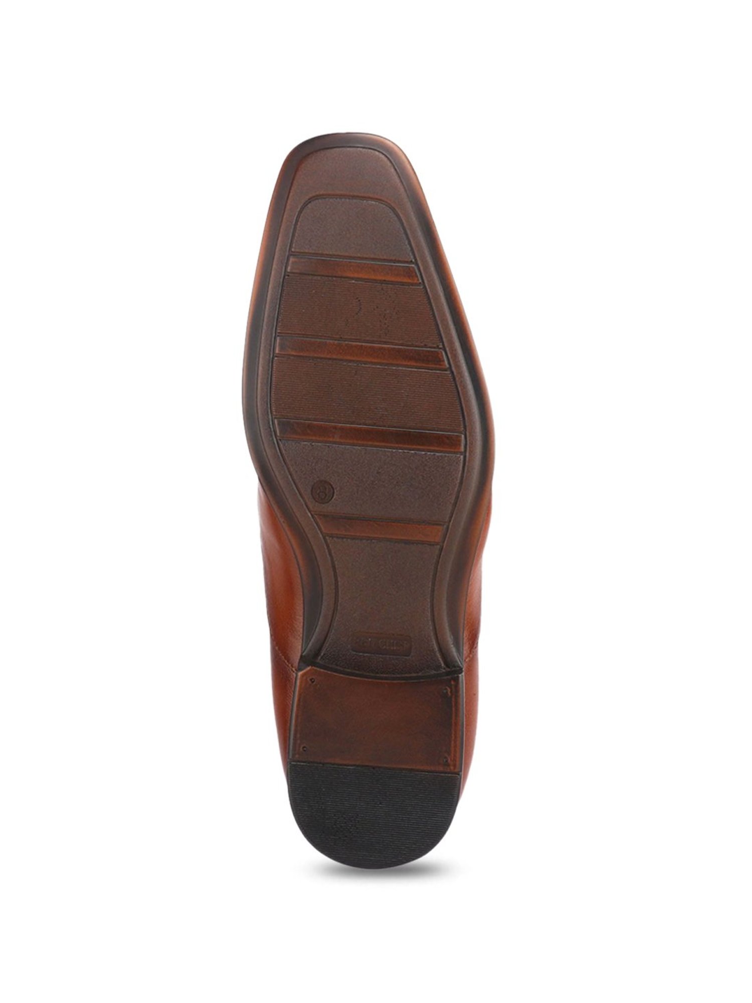 Red Chief Men's Tan Formal Slip-Ons