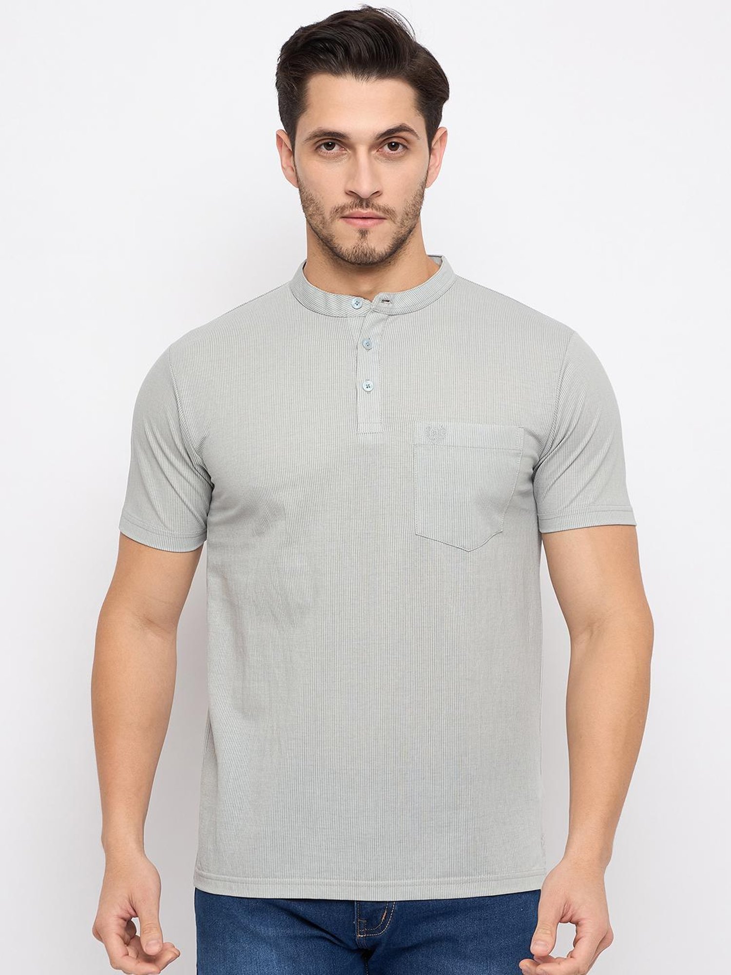 Duke Grey Regular Fit T-Shirt