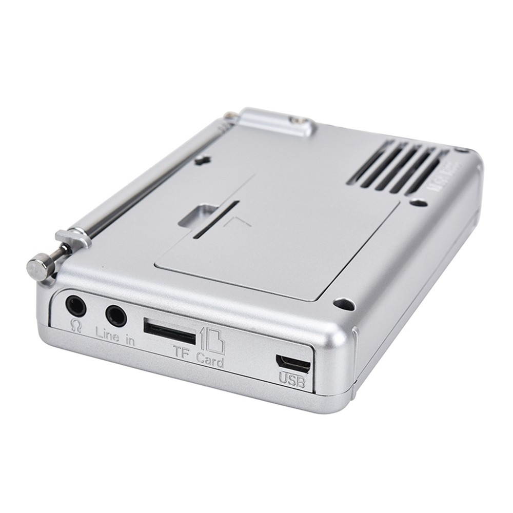 K607 Portable Radio AM/FM/SW/TF Pocket Radio MP3 Digital Recorder Support TF Card USB REC Recorder Sleep Time