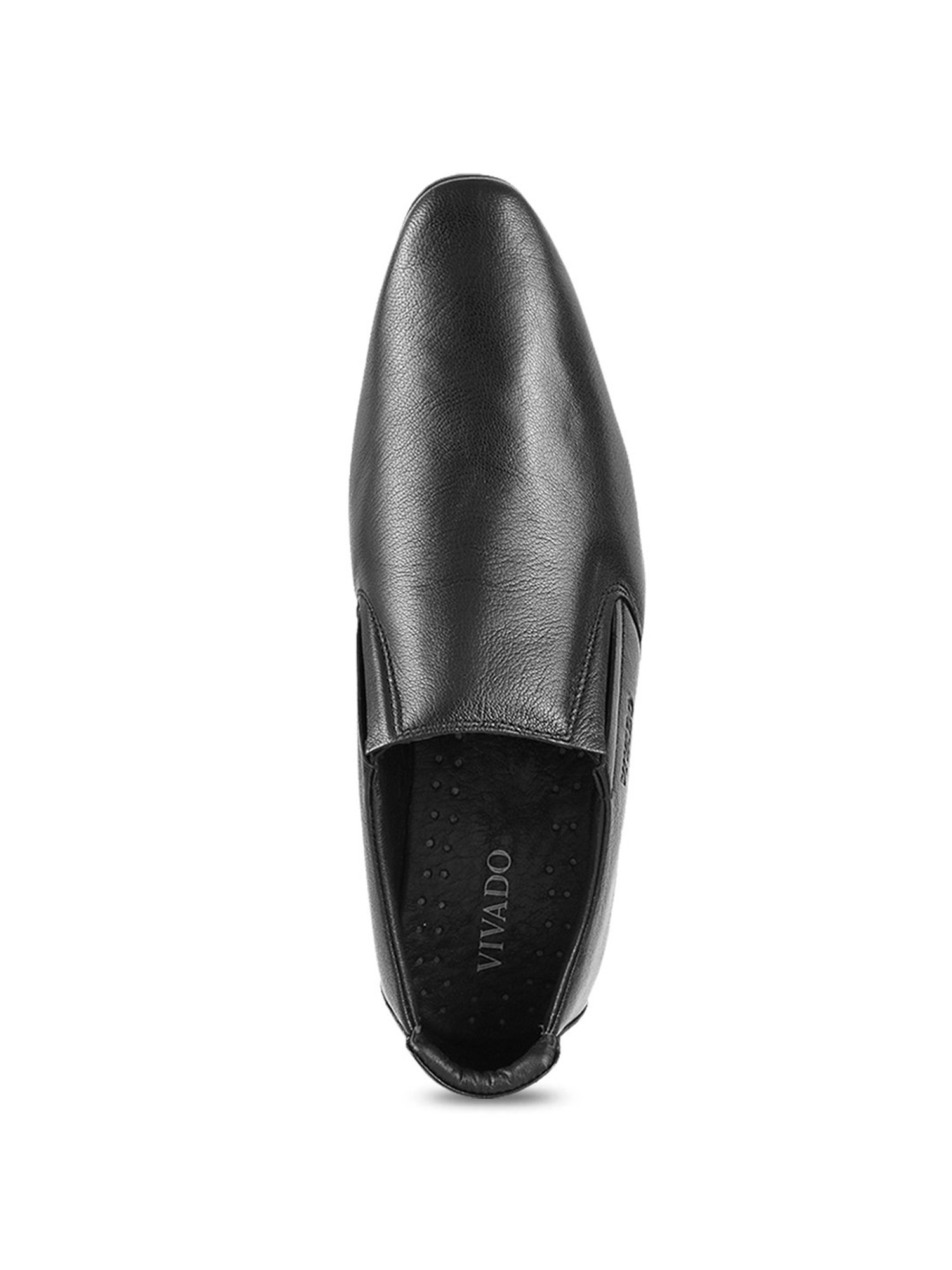 Vivado by Walkway Men's Black Formal Slip-Ons