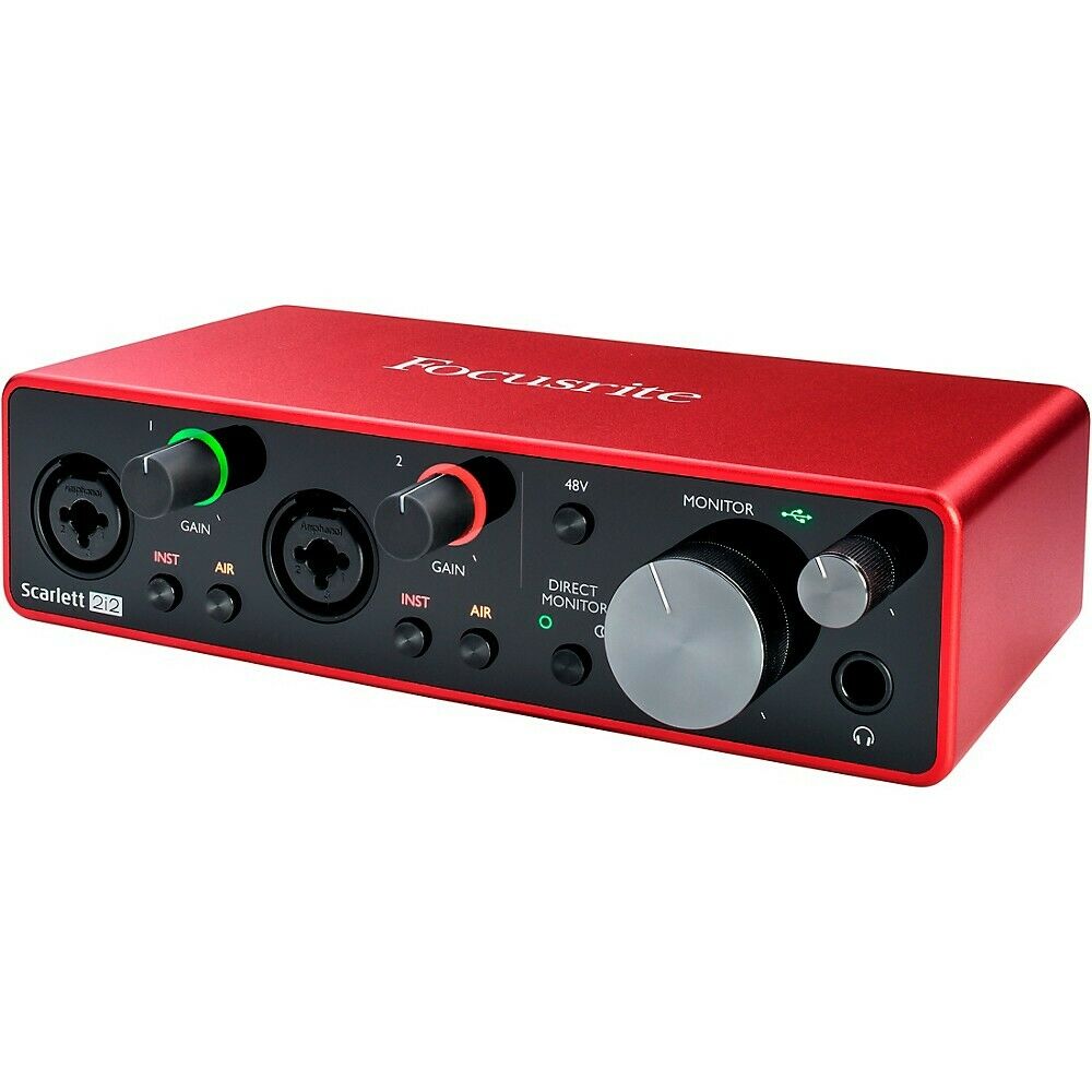 Focusrite Scarlett 2i2 USB Audio Interface (Gen 3)